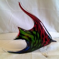 JULIANA OBJETS D’ART ART GLASS ANGEL FISH 60227
